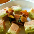 ＊ｃｈ！ｋａ＊'s cooksnap of when they made お内裏様とお雛様：簡単キャラ弁おかず.