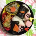 masa_'s cooksnap of when they made ひな祭りキャラ弁＊三角おにぎりdeお雛様.