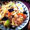 ＊ゆうこぽよよ＊'s cooksnap of when they made 簡単＊あんかけ五目焼そば.