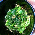 つぼこ☆'s cooksnap of when they made とっておき！家のほうれん草のおひたし☆.