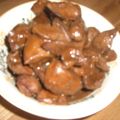 海坊主04's cooksnap of when they made おつまみにも♪鶏レバーのこってり味噌炒め.