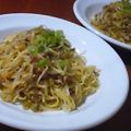 kaz2ie.TM.R.com's cooksnap of when they made ピリ辛♪焼きそば.
