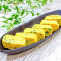 Satoco❋'s cooksnap of when they made 超簡単♪甘くない白だしの卵焼き.