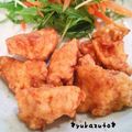 ゆかずと's cooksnap of when they made 米粉のさっくり唐揚げ。.