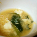 むねみき's cooksnap of when they made ほっこり☆ほうれん草と卵のお吸い物.
