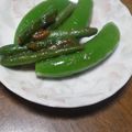 まあくんのおくさん's cooksnap of when they made いんげんとスナップえんどう味噌バター炒め.