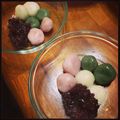 negomam's cooksnap of when they made ３色しらたま☆あずきクリーム添え.