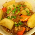 あちゅう's cooksnap of when they made 超簡単★牛すじと長芋の煮物.