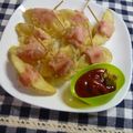 タロクン's cooksnap of when they made お魚ソーセージくるりん♪一口ジャガ天♡.