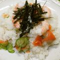 つかのんちゃん's cooksnap of when they made スモークサーモンでちらし寿司.