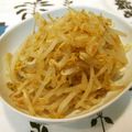 m@n@'s cooksnap of when they made 青梗菜 ・ もやしで～桜エビのおひたし.