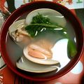 まゆみっきい's cooksnap of when they made ハマグリと菜の花のお吸い物.