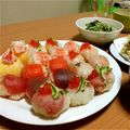 ☆かいママ☆'s cooksnap of when they made ひな祭りに☆まんまる手まり寿司　その2.