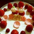 0815mari's cooksnap of when they made ひなまつりケーキ.
