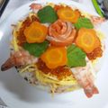 姫と太郎's cooksnap of when they made ひな祭り　ちらし.