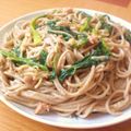 LAYLA*'s cooksnap of when they made ほうれん草とツナのそばスパゲッティ♪.