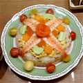 ゆきﾁｬﾑ's cooksnap of when they made ひな祭り　ちらし.