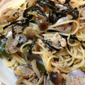 モカぷりん♪'s cooksnap of when they made アサリとしめじの和風パスタ♡.