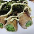 cherissa's cooksnap of when they made 菜の花の肉巻き.