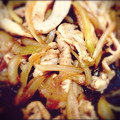 totomomi's cooksnap of when they made 我が家のしょうが焼き(^^).