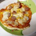 こごう's cooksnap of when they made 生地から☆冷蔵庫の材料でお手軽ピザ.