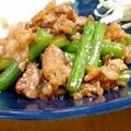 +youcafe+'s cooksnap of when they made にんにくの芽と鶏肉のオイスター炒め✿.