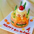 黒みつきなこ餅's cooksnap of when they made オム☆ケーキ.