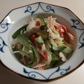 気まぐれ♡雨おんな's cooksnap of when they made 新玉ねぎとカニかまの粒マスタードサラダ.