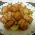 璃愛ママ's cooksnap of when they made 豚ブロックの照り焼き.