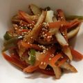 くろごまあずき's cooksnap of when they made レンジで人参ピーマンちくわの煮物.