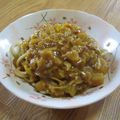 戴きます's cooksnap of when they made 残りカレーで１０分★カレーパスタ.