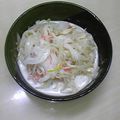 amjkao's cooksnap of when they made ５分で‼もやしカニカマ玉ねぎのサラダ☆.