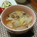 南極はんぞー's cooksnap of when they made きのこと残り野菜の中華スープ.