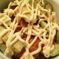 sususu38's cooksnap of when they made アボガドとスモークサーモンの醤油マヨ丼☆.