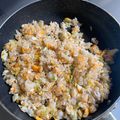 るんるんるんママだよ's cooksnap of when they made ラーメン屋さん直伝 簡単 ねぎと卵の炒飯.