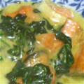 びーなーり's cooksnap of when they made たっぷりほうれん草de鮭と蕪のクリーム煮.