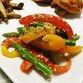 みいこまま's cooksnap of when they made アスパラとパプリカのごま和え☆.