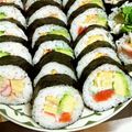 ちゃんみちこ's cooksnap of when they made スプラウトとアボカドサーモンののり巻き.