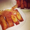 __sio__'s cooksnap of when they made ツナとソーセージのピザ春巻き.
