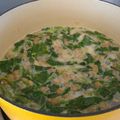 cheekys's cooksnap of when they made レンズ豆とほうれん草のスープ.