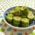 赤い電話's cooksnap of when they made お弁当にも♪キャベツとハムのくるくる巻き.