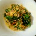 まぃめろ＊'s cooksnap of when they made ほうれん草とふんわり卵のチーズ炒め.
