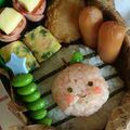 asukaegg's cooksnap of when they made 簡単♡小さなりんごちゃん♪キャラ弁.