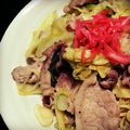 ココちゃむ's cooksnap of when they made 青紫蘇ドレッシングで♪ツナと梅の焼きそば.