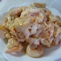 ゆうぷぅママ's cooksnap of when they made 牛乳でソースも簡単●揚げないエビマヨ.