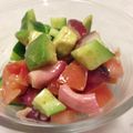 とみ家's cooksnap of when they made たことアボカドのわさびごま油サラダ☆.