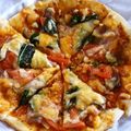 ひろふぇびる's cooksnap of when they made ＨＢで簡単ピザ.