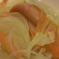 だじゅん's cooksnap of when they made フライパン焼き餅入り野菜いっぱいスープ.