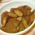 _ハチドリ's cooksnap of when they made ごぼうとこんにゃくの大葉炒め❁.