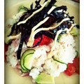 あんのひなめ's cooksnap of when they made サーモンとアボカドの洋風ちらし寿司.